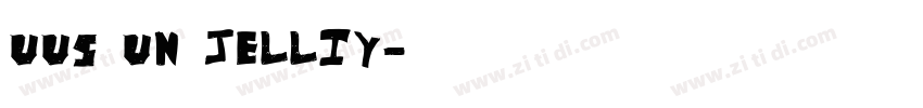 UUS UN JELLIY字体转换